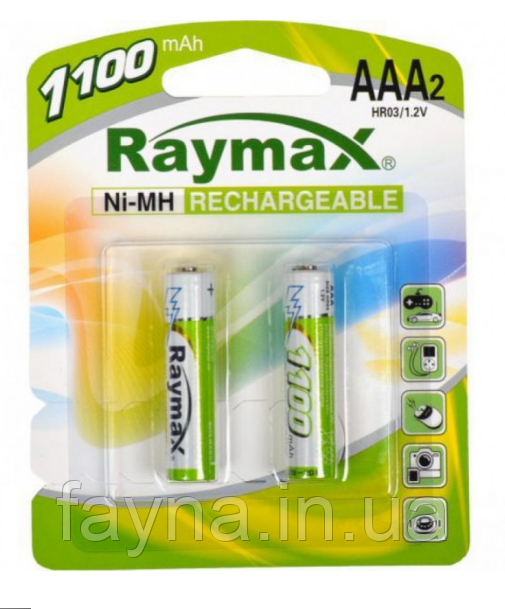 Акумулятор Ni-Mh Raymax HR03 1100mAh 1.2 V Original