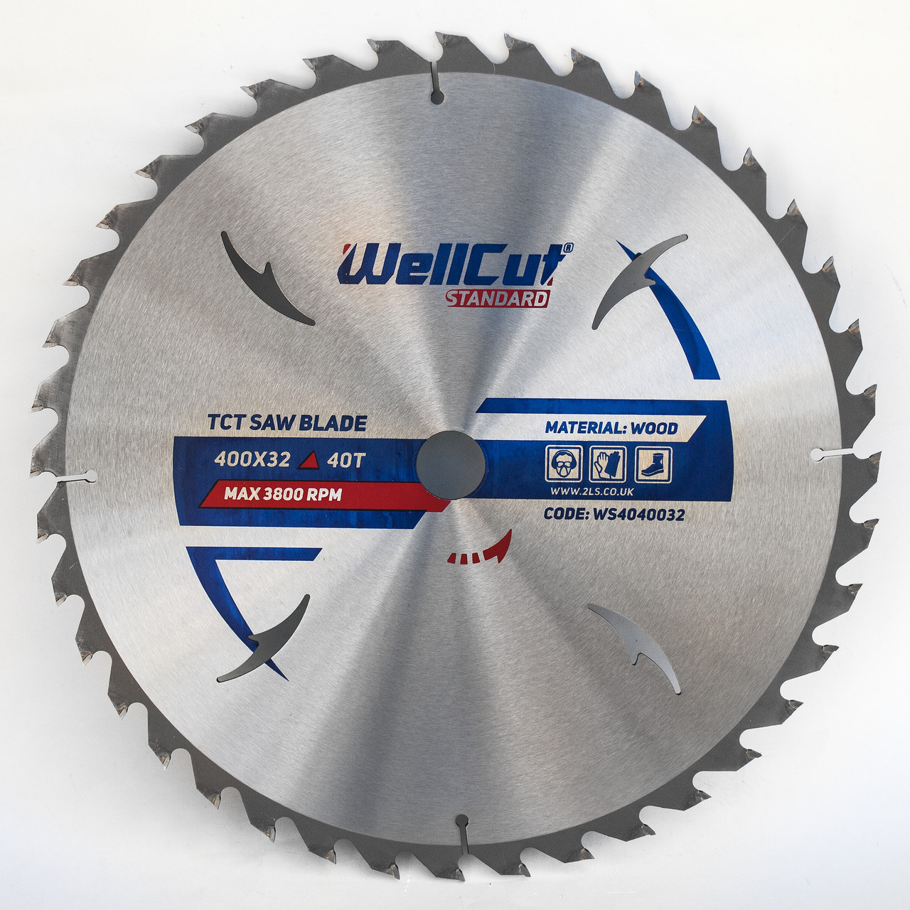 Диск пильний по дереву для циркулярної і пили торцювання 400х32 WellCut Standard 40Т