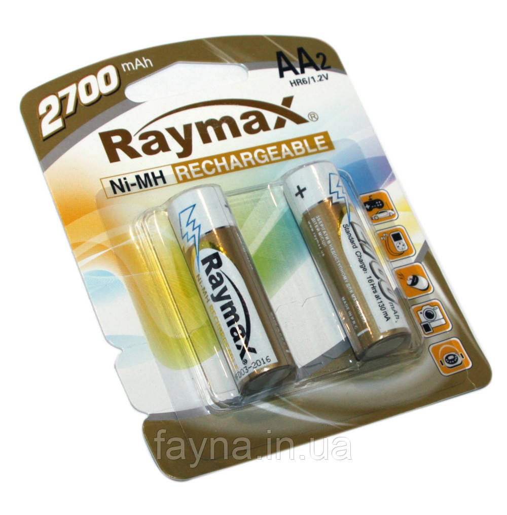 Акумулятор Ni-Mh Raymax HR6 2700mAh 1.2V Original