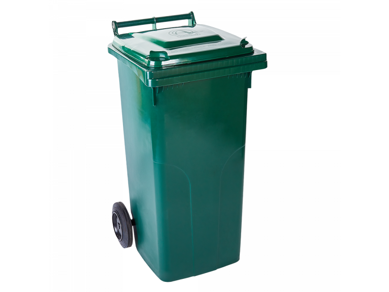 Контейнер для твердих побутових відходів 240л 71*58*105см зелений Алеана