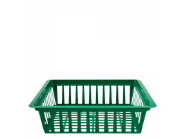 Кошик для луковичних прямокутний 252*277*72мм. (зелений)