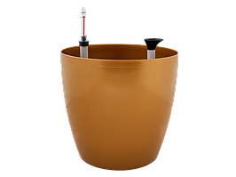 Вазон "Матильда" з поливом 24*22см. (бронзовий)