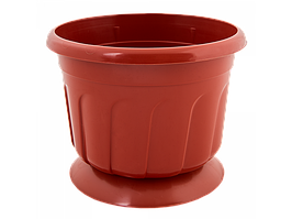 Вазон "Ріна" з подст. 14см. (теракот)