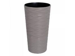 Горщик для квітів високий "Фьюжн" 2л d16*30см (какао)