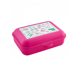 Бутербродница (Ланч, т.розовая)
