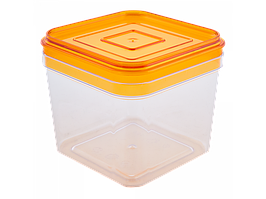 Ємність для сипучих продуктів 0,6 л. (_пр./янтарна)
