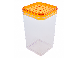 Ємність для сипучих продуктів 1,3 л. (_пр./янтарна)