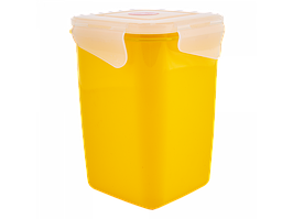 Універсальний Контейнер "Фієста" глибокий 1л. (_т.жовтий/пр.)