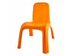 Стілець з анатомічною спинкою для дітей (2-5л) 40*42*53см світло-помаранчевий