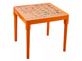 Стол детский "Азбука украинская" (светло-оранж.)