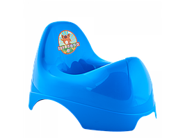 Горшок пластиковий детский "Бамбино" 25*36*22см блакитний Алеана
