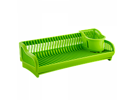 Сушка для посуду "2 в 1" 53*23*19см. (оливк.)