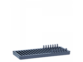 Сушка для посуду "Міні" пластикова 37*16*5см граніт Алеана