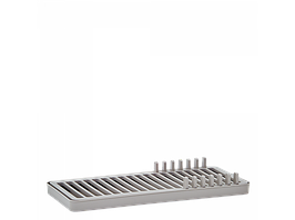 Сушка для посуду "Міні" пластикова 37*16*5см какао Алеана