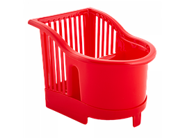 Підставка для столових приладів 17*13*14см. (червона)