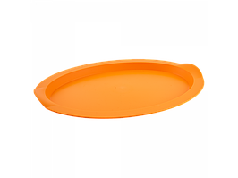 Піднос овальний 47*35*4см. (світло-оранж.)