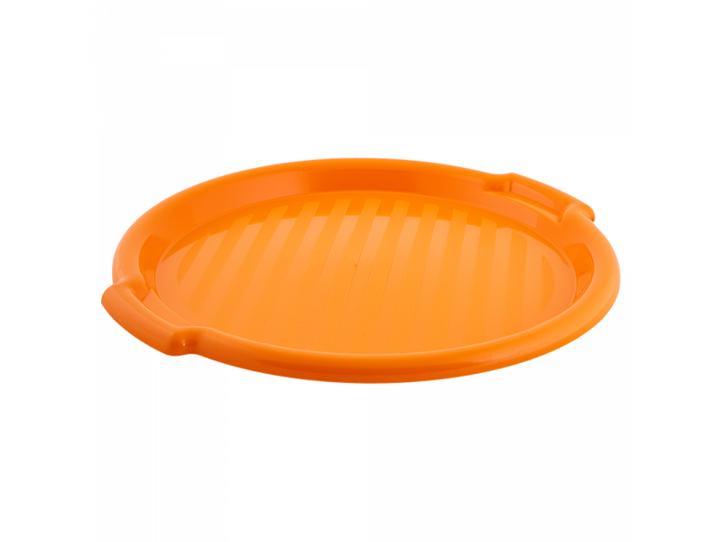 Піднос круглий d388,5*24,5 мм (світло-оранж.)