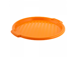Піднос круглий d388,5*24,5 мм (світло-оранж.)