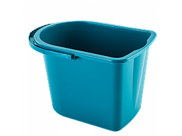 Відро 14л прямокутне пластикове 14л 28*39*26см бірюзове Алеана