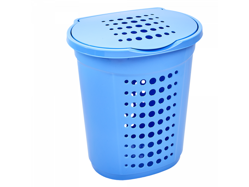 Кошик для білизни 60л. (блакитна)