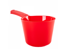 Кухлик з носиком пластиковий 1л 26*14*11см червоний Алеана