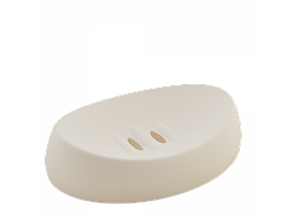 Мильниця пластикова 14*10*3см біла Алеана