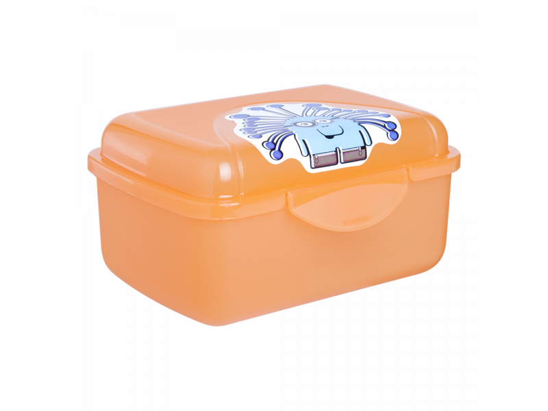 Контейнер універсальний S 13*12*8см. (Монстрик, оранж. пр.)