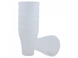 Набір  пластикових чарок 0,075л 6 шт (прозорий) Алеана