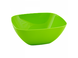 Салатниця 2,5л пластикова 24*24*10см оливкова Алеана