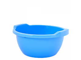 Таз круглий пластиковий 3л 25*24*12см блакитний Алеана