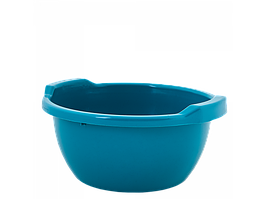 Таз круглий пластиковий 8л 35*34*17см бірюзовий Алеана