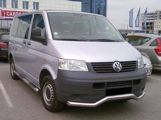 Захист переднього бампера (губа "хвиля") Volkswagen T-5 