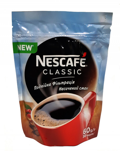 2010-кава Класик Nescafe Classic 60 г. екон/пак.