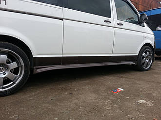 Бічні пороги Volkswagen T-5 скловолокно