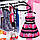 Лялька Барбі шафа гардероб Barbie Fashionistas Ultimate Closet Doll рожевий з одягом і взуттям GBK12, фото 6