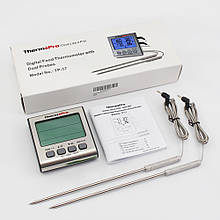 Термометр із двома щупами для м'яса, духовки ThermoPro TP17 (-10C до +300C) з таймером і магнітом