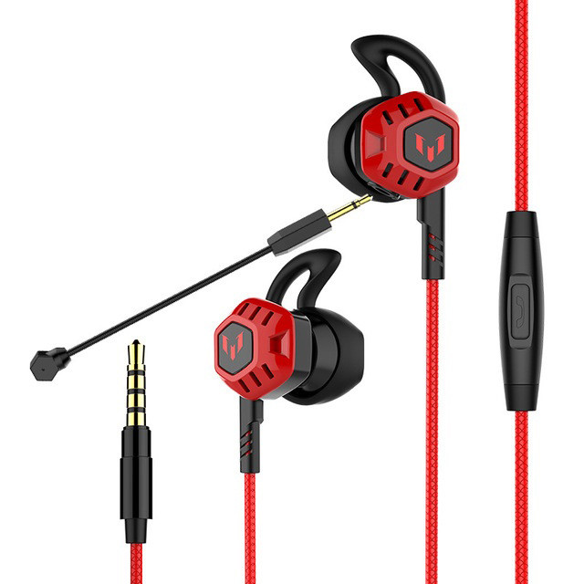 Ігрова гарнітура Langston G100x Dual Mic для ПК / мобільного телефону Red