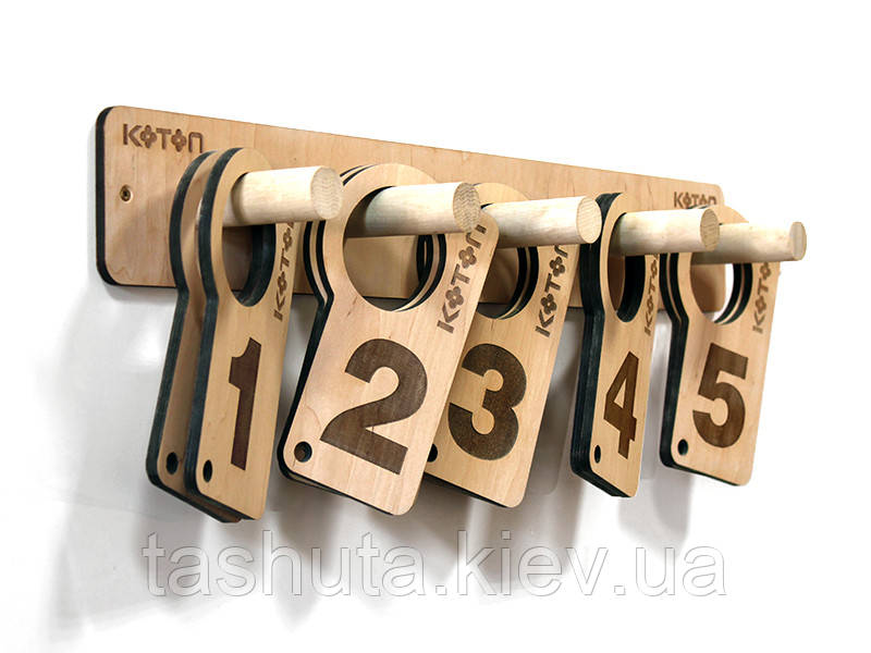 Комплект номерів для приміряльної, номерок 200х120 мм