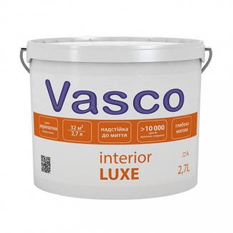 Vasco interior Luxe акрилатна фарба особливо стійка до миття 0,9 л, 2,7 л, 9 л, фото 2