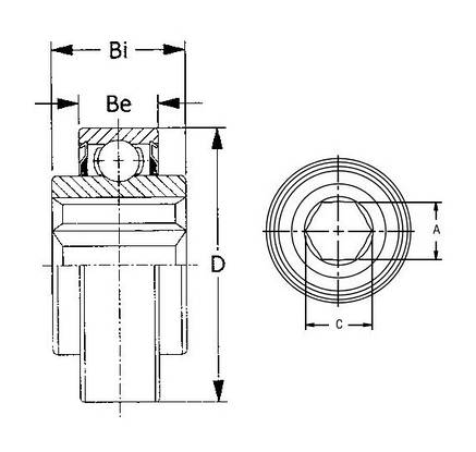 Підшипник 204 KRR2 (204KPP2) XMVB, фото 2