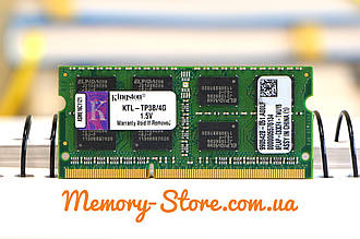 Оперативна пам'ять для ноутбука Kingston DDR3 4GB PC3-10600S 1333MHz 1.5 V SODIMM (б/у)