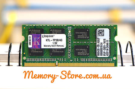 Оперативна пам'ять для ноутбука Kingston DDR3 4GB PC3-10600S 1333MHz 1.5 V SODIMM (б/у), фото 1