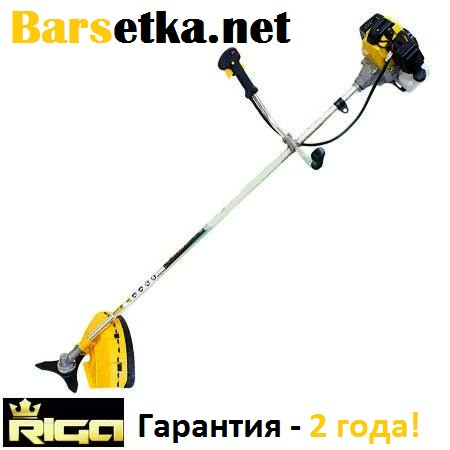 Бензокоса Riga 5800 (ніж 3 лопаті, котушка з волосінню, побідитовий ніж, гарантія 2 роки!)