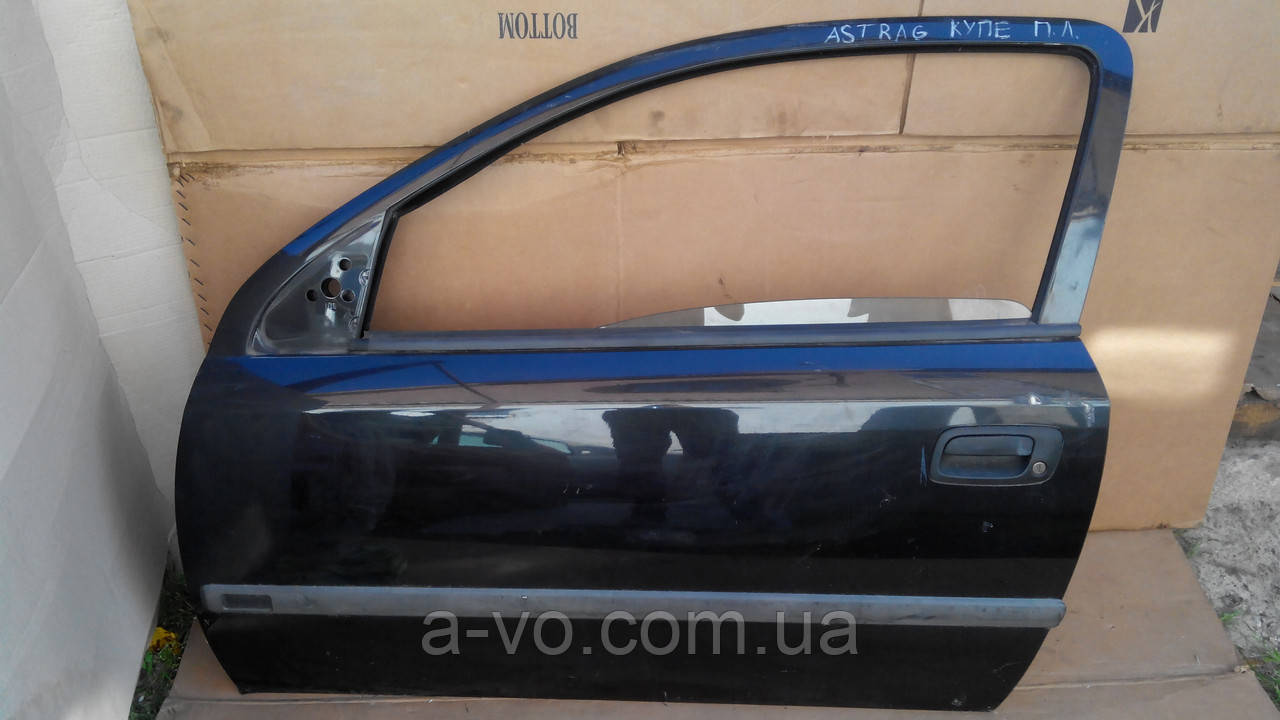 Двері передні ліві для Opel Astra G Купе, 1998-2004, фото 1