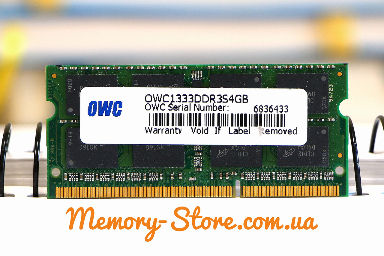 Оперативна пам'ять для ноутбука MIX Brand DDR3 4GB PC3-10600S 1333MHz 1.5 V SODIMM (б/у)