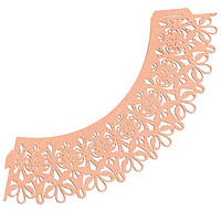 0369 Накладка паперова декоративна ажурна для маффінів різних кольорів (уп 20 шт)