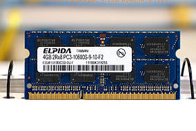 Оперативна пам'ять для ноутбука MIX Brand DDR3 4GB PC3-10600S 1333MHz 1.5 V SODIMM (б/у), фото 3
