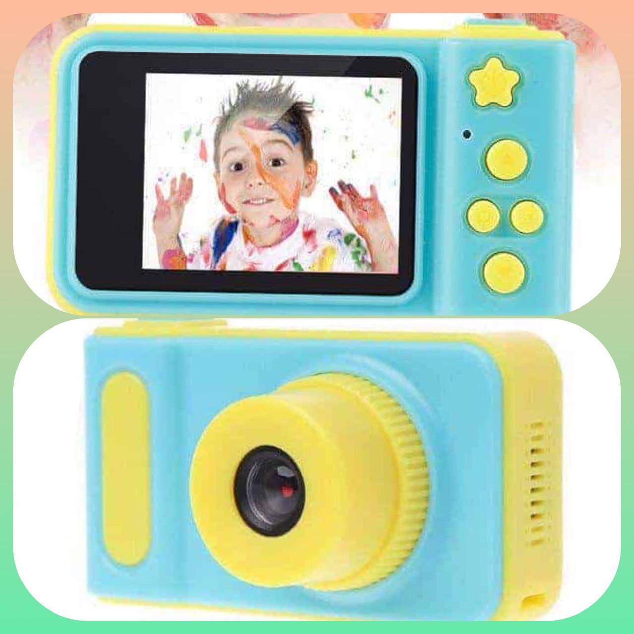 Дитячий цифровий фотоапарат Smart Kids Camera V7 Blue