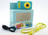 Дитячий цифровий фотоапарат Smart Kids Camera V7 Blue, фото 4