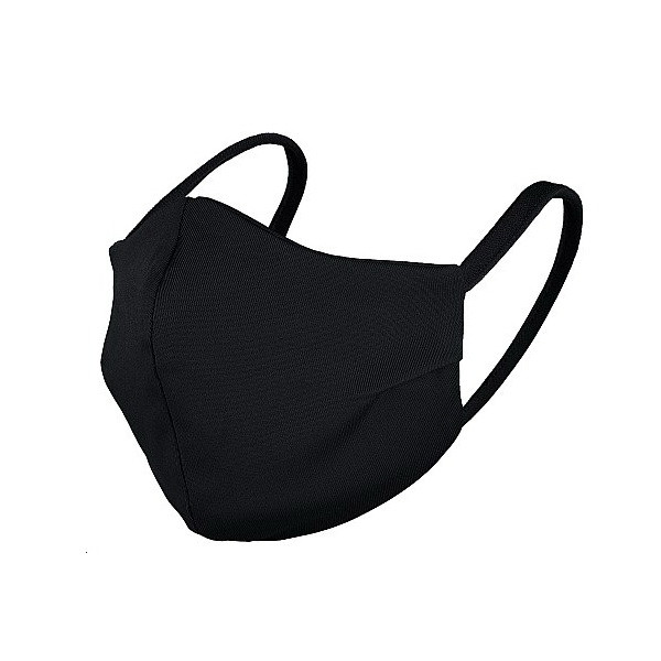 Набір 5 штук. Маска для обличчя багаторазова захисна Silenta S/M, Black